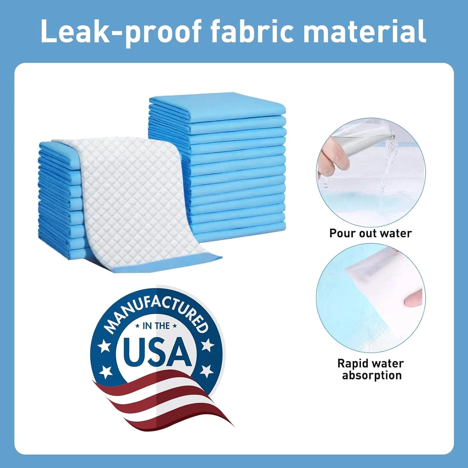 Goofypet 30" X 36" Training Pad, 40 Count Dog Pee Pads, Doggie Pads, Disposable Puppy Pee Pads